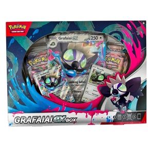 Pokémon TCG GRAFAIAI ex Box Factory Sealed Booster Pack Collection New